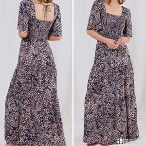 Love Stitch Flutter Sleeve Maxi Dress from VICI